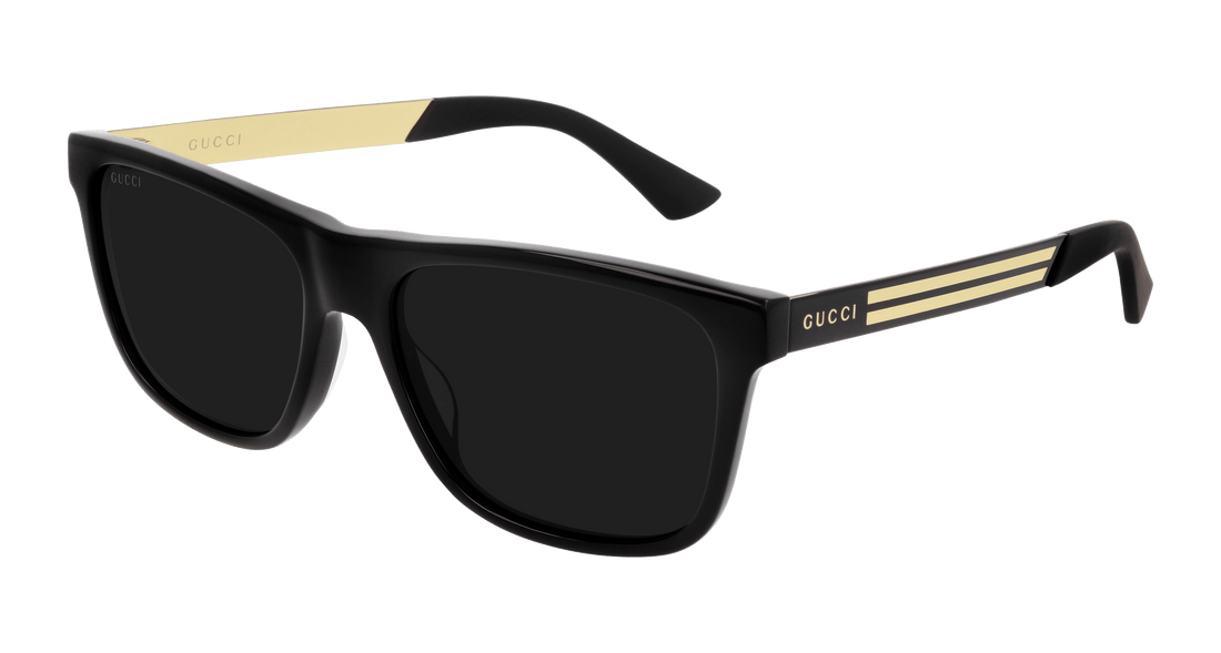 Sonnenbrillen gucci gg0687s 002 negro masculino größe 57mm - Hauptansicht