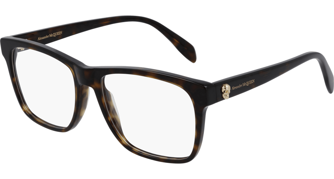 Gafas graduadas alexander mcqueen am0282o 002 masculino talla 55mm - Vista principal