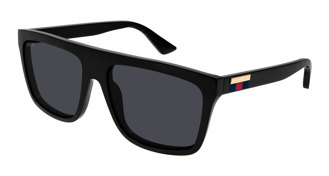 Lunettes de soleil gucci gg0748s 001 negro masculino taille 59mm - Vue principale