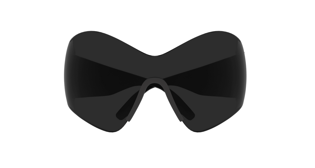 Lunettes de soleil balenciaga bb0180s 001 unisex taille 99mm - Vue détaillée