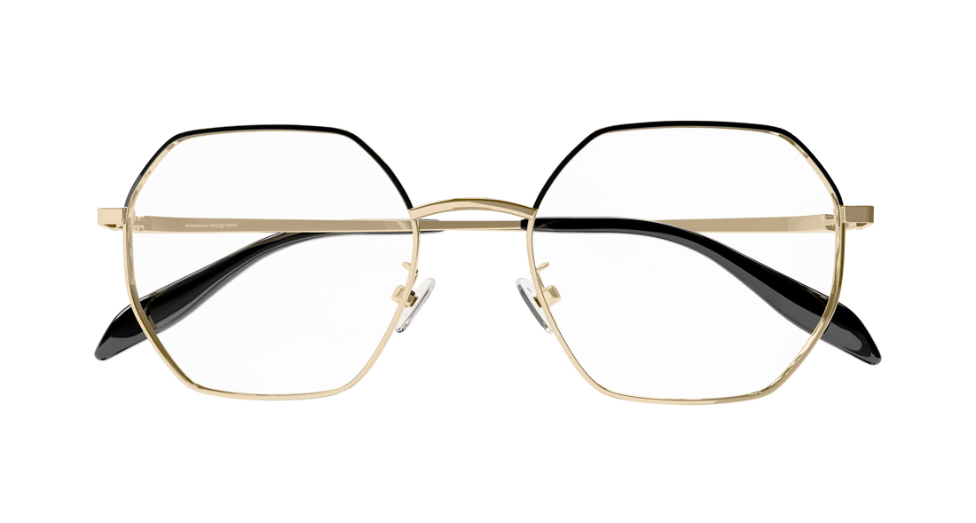 Gafas graduadas alexander mcqueen am0338o 001 unisex talla 54mm - Vista de detalle