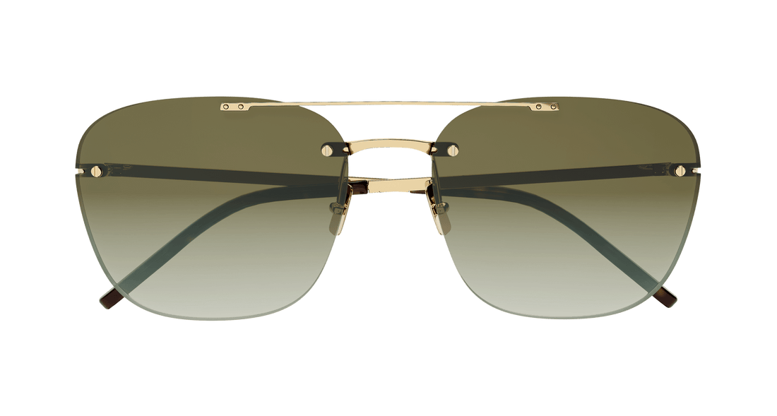 Occhiali da sole saint laurent sl 309 rimless 003 square unisex taglia 58mm - Vista dettagliata