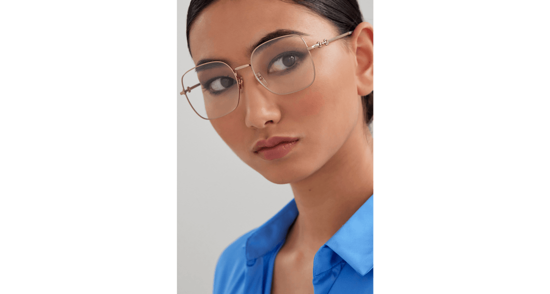 Occhiali da vista gucci gg0883oa 001 femenino taglia 55mm - Vista dettagliata