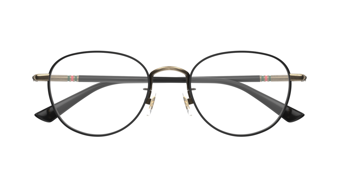 Okulary korekcyjne gucci gg1128oj 001 femenino rozmiar 50mm - Widok szczegółowy
