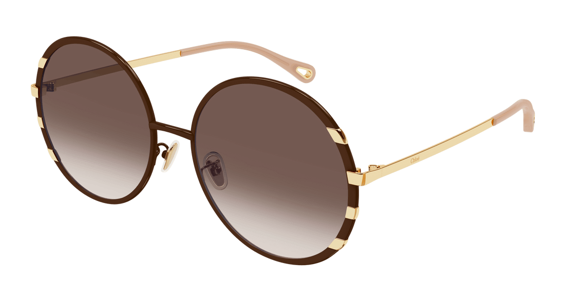 Sonnenbrillen chloé ch0144s 001 round femenino größe 58mm - Hauptansicht