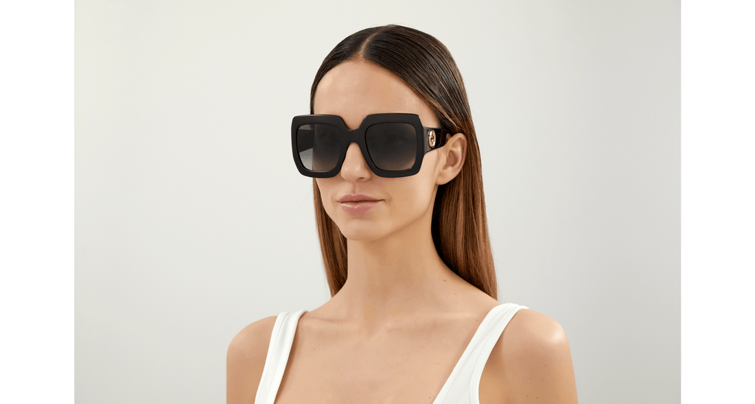 Sonnenbrillen gucci gg0053sn 001 femenino größe 54mm - Detailansicht