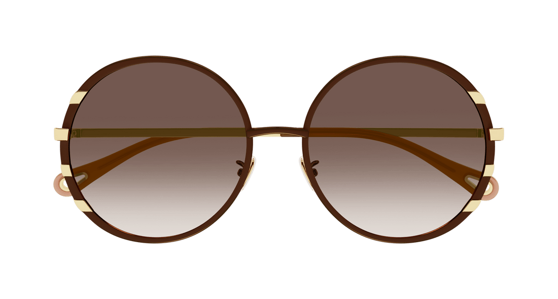 Sonnenbrillen chloé ch0144s 001 round femenino größe 58mm - Detailansicht