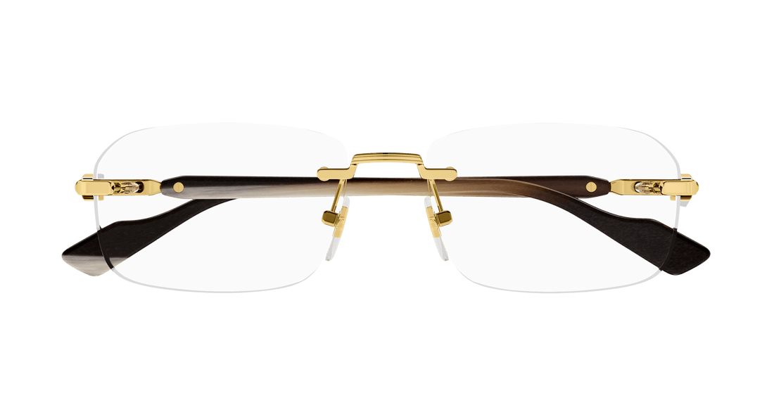 Occhiali da vista gucci gg1221o 002 masculino taglia 56mm - Vista dettagliata
