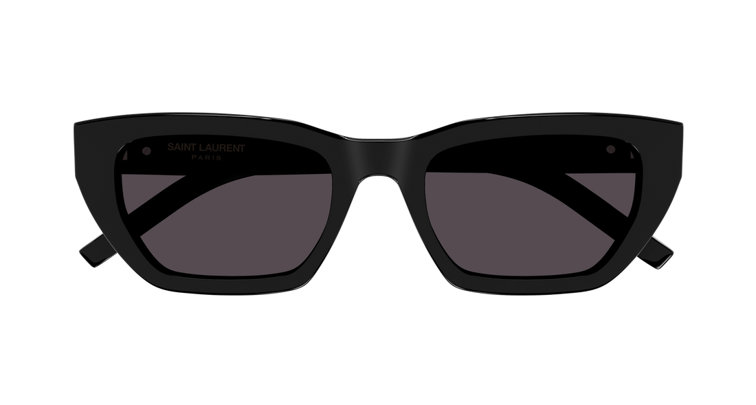 Occhiali da sole saint laurent sl m127/f 001 rectangular femenino taglia 53mm - Vista dettagliata
