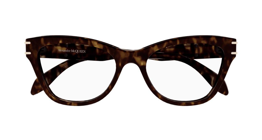 Gafas graduadas alexander mcqueen am0401o 002 femenino talla 53mm - Vista de detalle