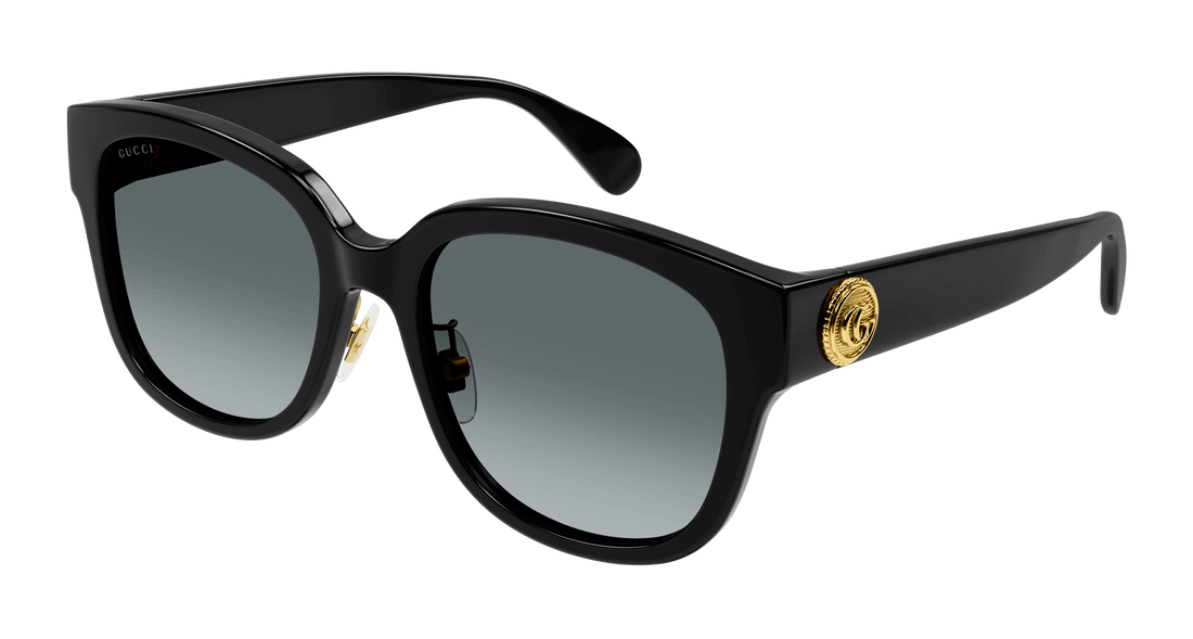 Sonnenbrillen gucci gg1409sk 001 negro square femenino größe 55mm - Hauptansicht