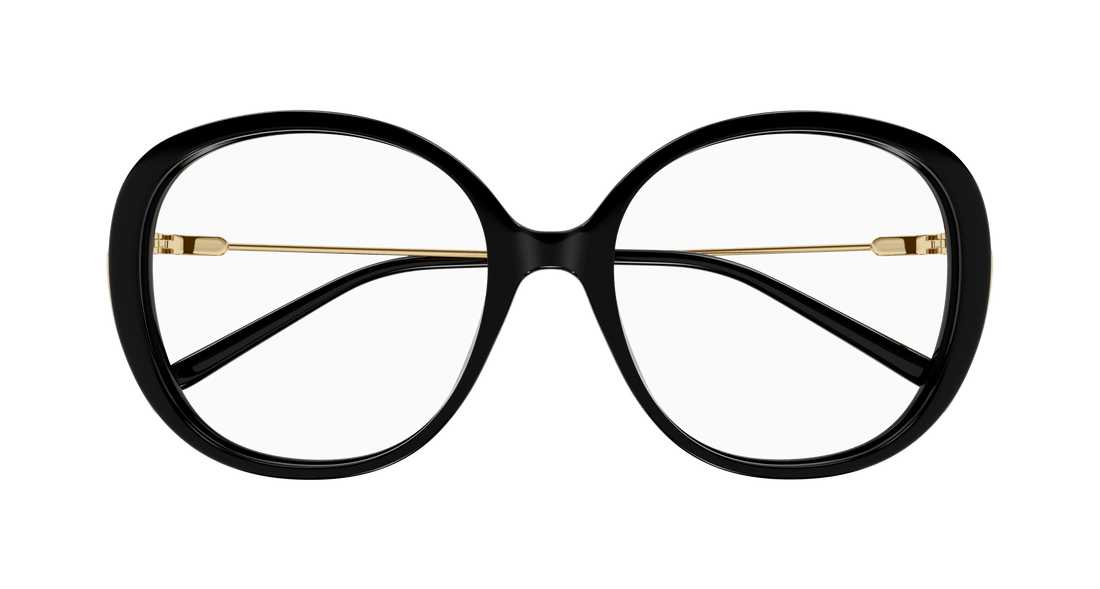 Óculos graduados chloé ch0172o 001 femenino tamanho 55mm - Vista de detalhe