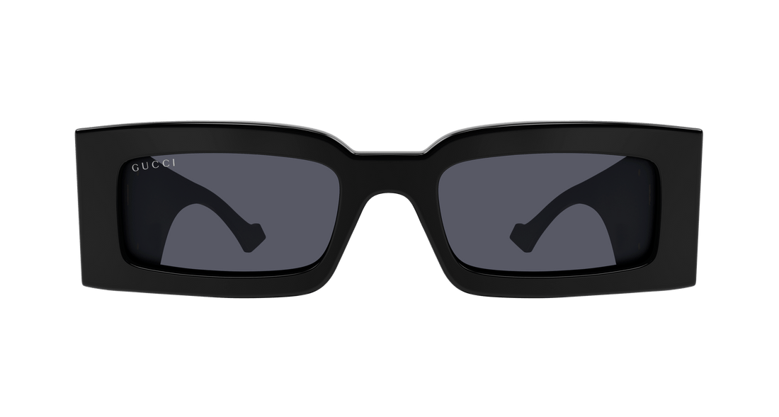 Sunglasses gucci gg1425s 001 negro rectangular femenino size 53mm - Detailed view