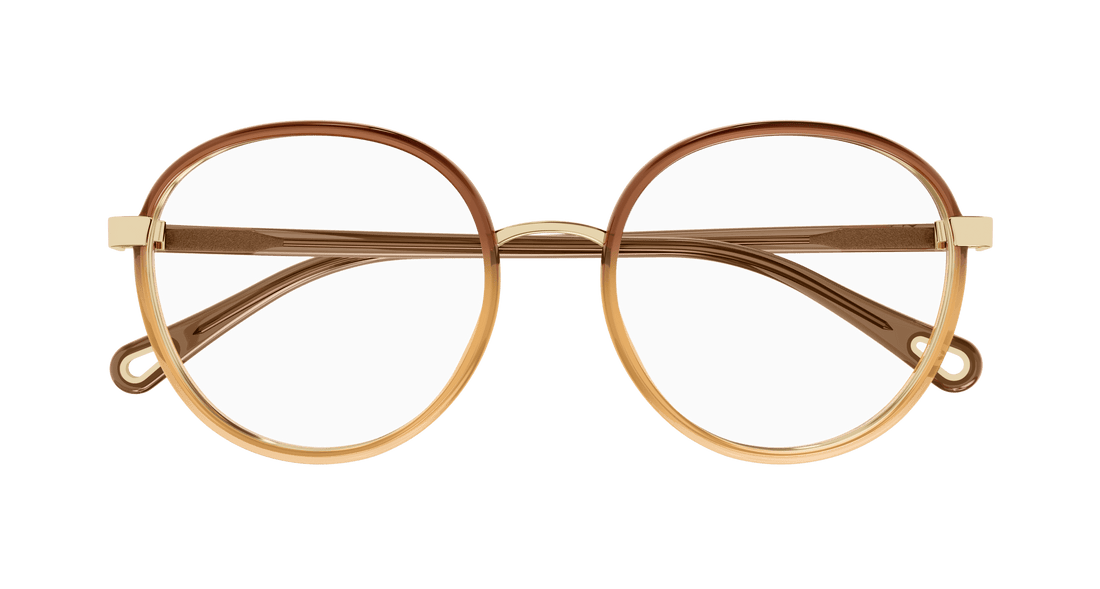 Óculos graduados chloé ch0033o 008 femenino tamanho 51mm - Vista de detalhe