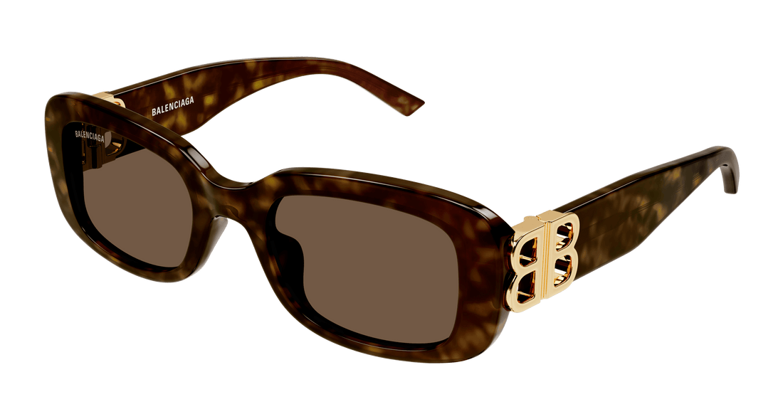 Occhiali da sole balenciaga bb0310sk 002 rectangular femenino taglia 53mm - Vista principale