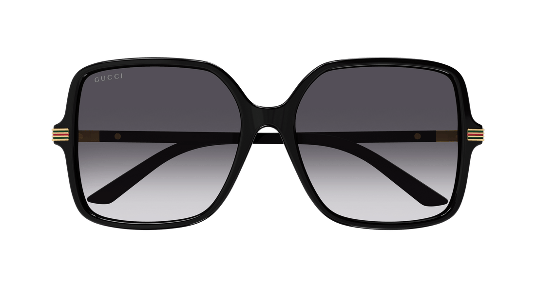 Sunglasses gucci gg1448sa 001 negro square femenino size 59mm - Detailed view