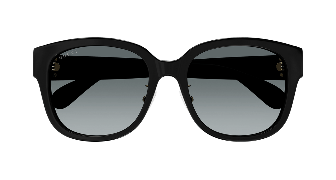 Sonnenbrillen gucci gg1409sk 001 negro square femenino größe 55mm - Detailansicht