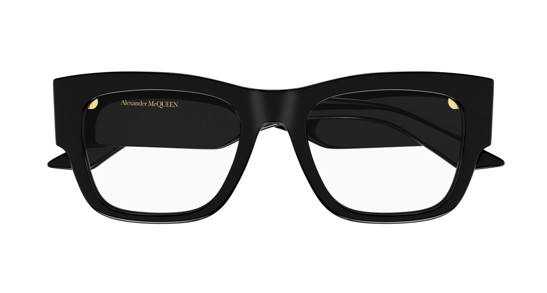 Gafas graduadas alexander mcqueen am0436o 001 femenino talla 52mm - Vista de detalle