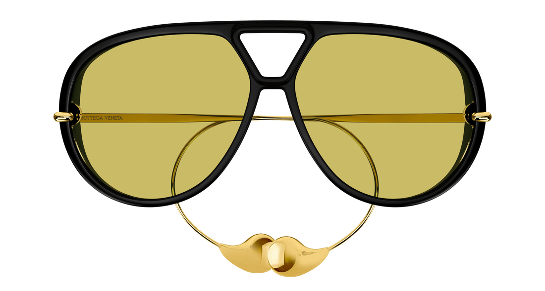 Lunettes de soleil bottega veneta bv1273s 003 pilot femenino taille 63mm - Vue détaillée