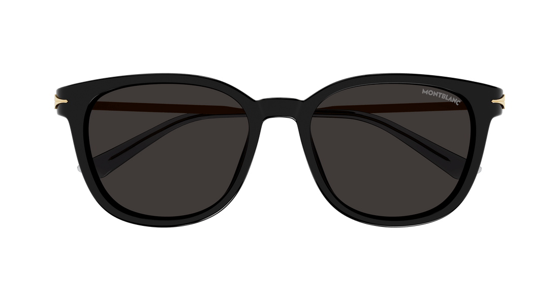Occhiali da sole montblanc mb0304sa 001 square masculino taglia 55mm - Vista dettagliata