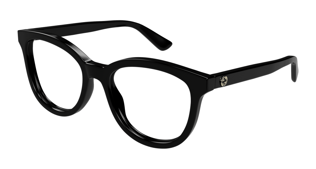 Brillen gucci gg1687o 001 negro cat eye femenino größe 52mm - Hauptansicht