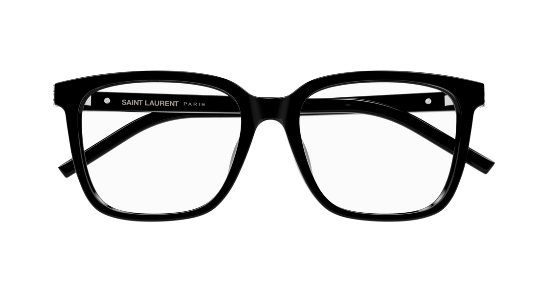 Brillen saint laurent sl m142/f 001 negro rectangular / squared femenino größe 54mm - Detailansicht