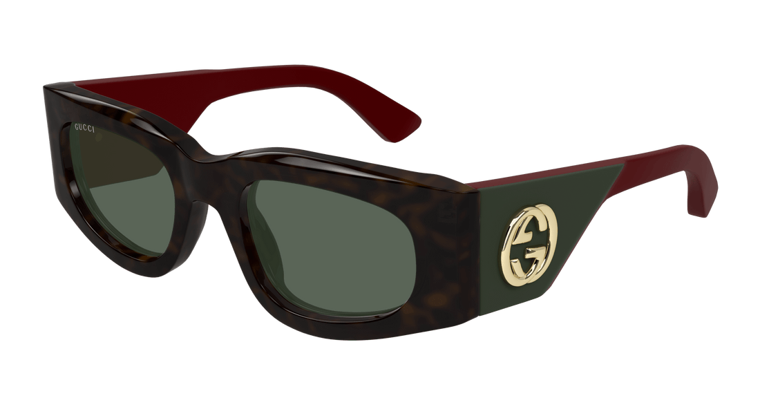 Sonnenbrillen gucci gg1664s 002 havana rectangular / squared femenino größe 51mm - Hauptansicht