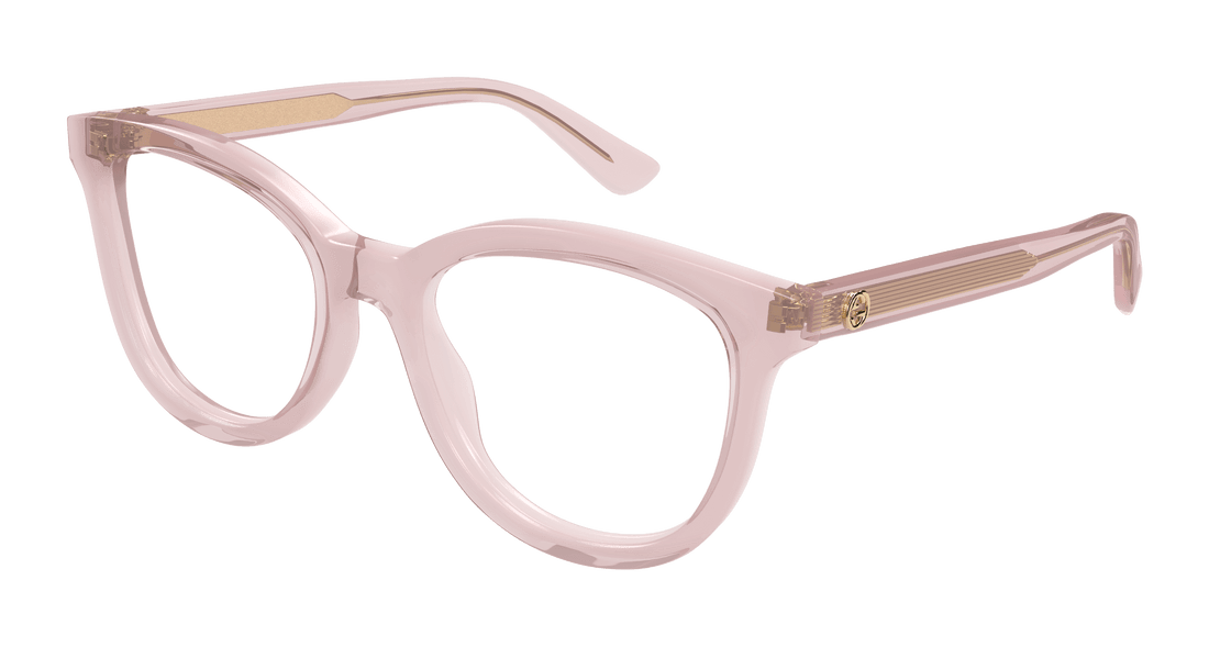 Briller gucci gg1687o 003 rosa cat eye femenino størrelse 52mm - Hovedvisning