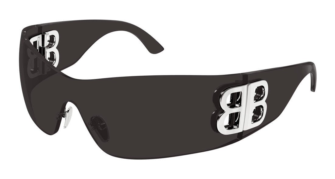 Gafas de sol balenciaga bb0359s 001 gris mask femenino talla 99mm - Vista principal