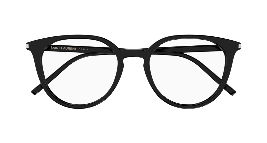 Occhiali da vista saint laurent sl 681/f 001 unisex taglia 52mm - Vista dettagliata