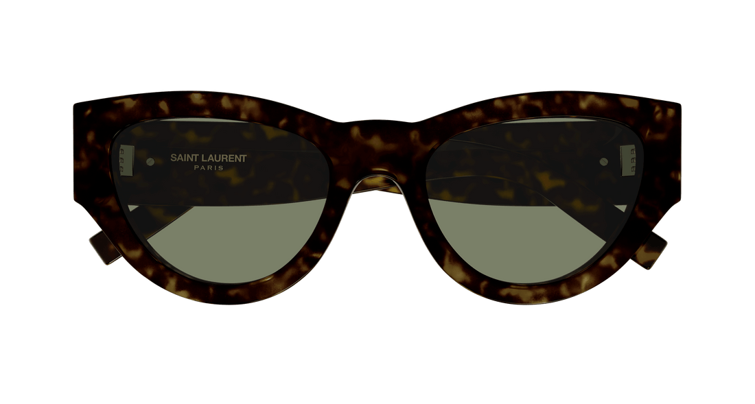 Sonnenbrillen saint laurent sl m94/f 005 havana cat eye femenino größe 53mm - Detailansicht