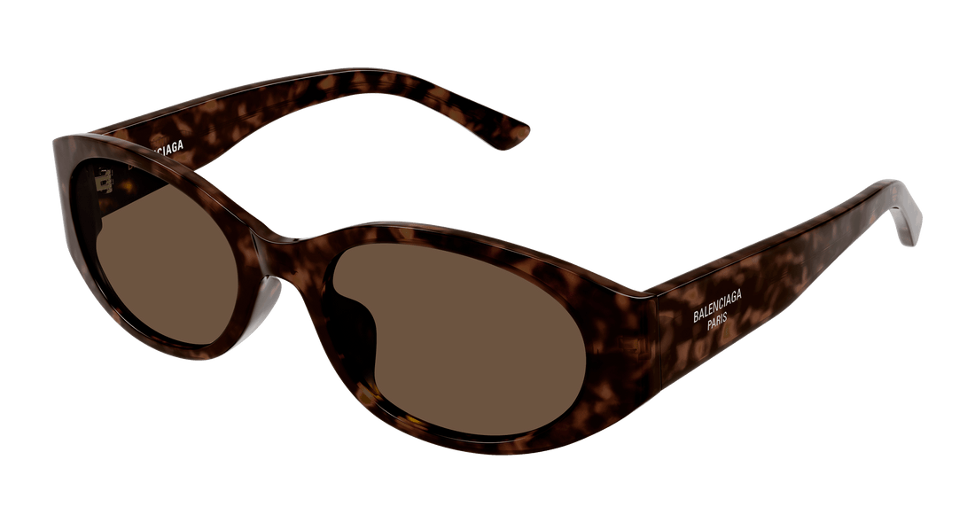 Gafas de sol balenciaga bb0369sk 002 havana round/oval/panthos femenino talla 55mm - Vista principal