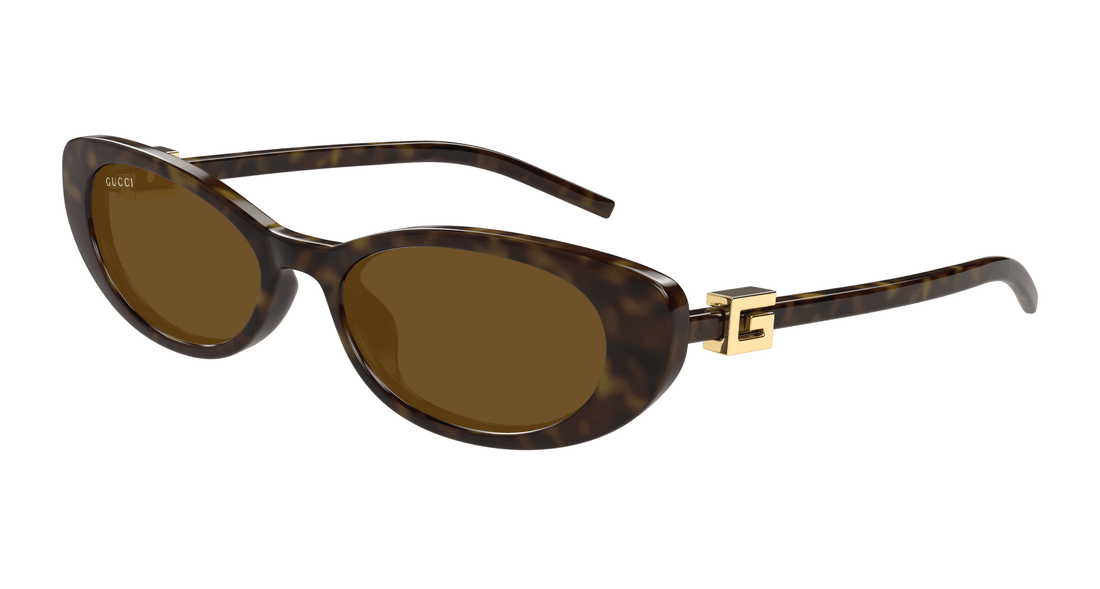Lunettes de soleil gucci gg1680s 004 havana cat eye femenino taille 52mm - Vue principale