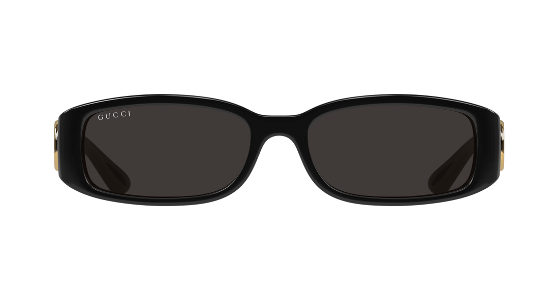Lunettes de soleil gucci gg1661s 001 negro rectangular / squared femenino taille 54mm - Vue détaillée