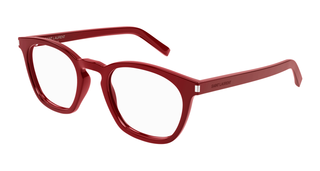 Prescription glasses saint laurent sl 28 opt 011 rojo round/oval/panthos unisex size 50mm - Main view