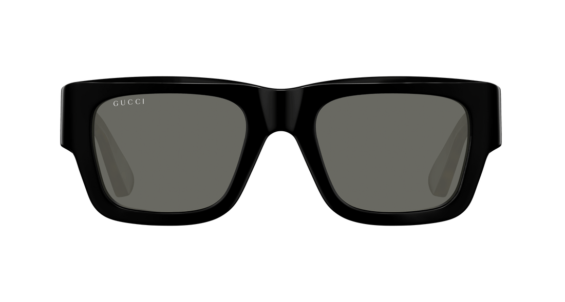 Solglasögon gucci gg1668s 001 negro rectangular / squared masculino storlek 52mm - Detaljvy