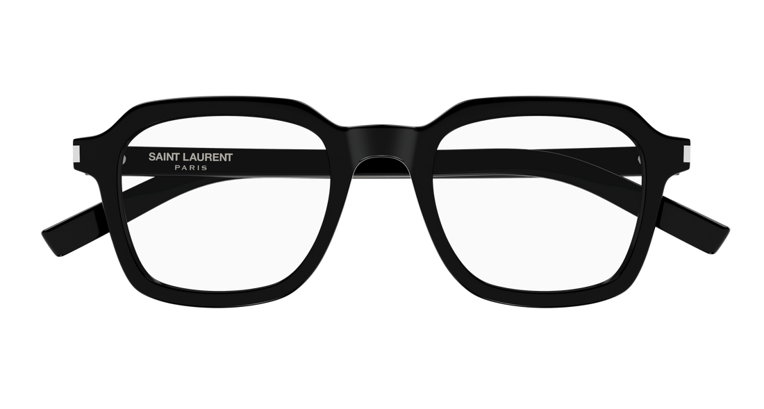 Dioptrijske naočale saint laurent sl 715 slim opt 001 negro rectangular / squared unisex veličina 49mm - Detaljni prikaz