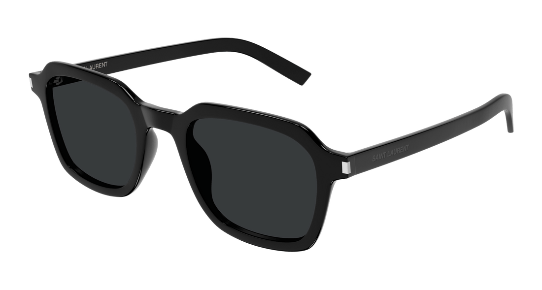 Occhiali da sole saint laurent sl 715 slim 001 negro rectangular / squared unisex taglia 49mm - Vista principale