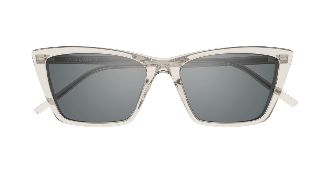 Occhiali da sole saint laurent sl 737 mica thin 004 beige rectangular / squared femenino taglia 54mm - Vista dettagliata