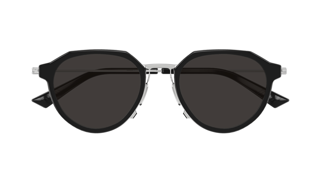 Sonnenbrillen bottega veneta bv1331s 001 negro round/oval/panthos unisex größe 50mm - Detailansicht
