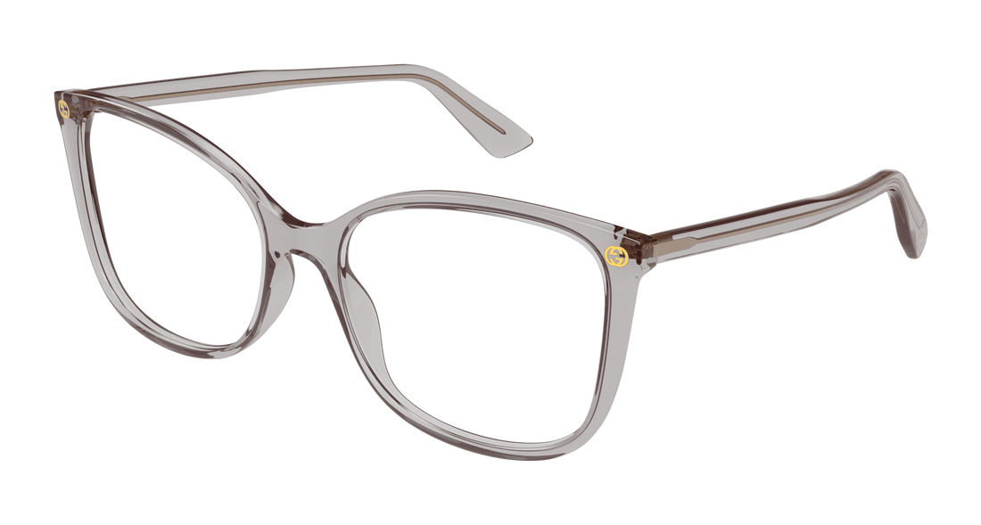 Occhiali da vista gucci gg0026o 018 gris cat eye femenino taglia 53mm - Vista principale