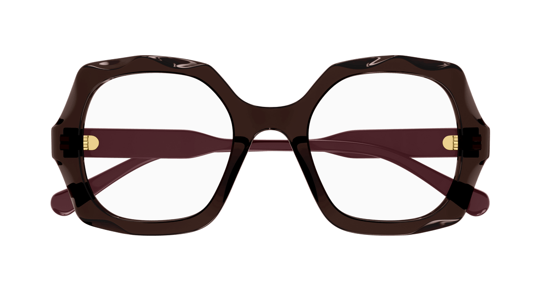 Óculos graduados chloé ch0228o 002 femenino tamanho 51mm - Vista de detalhe