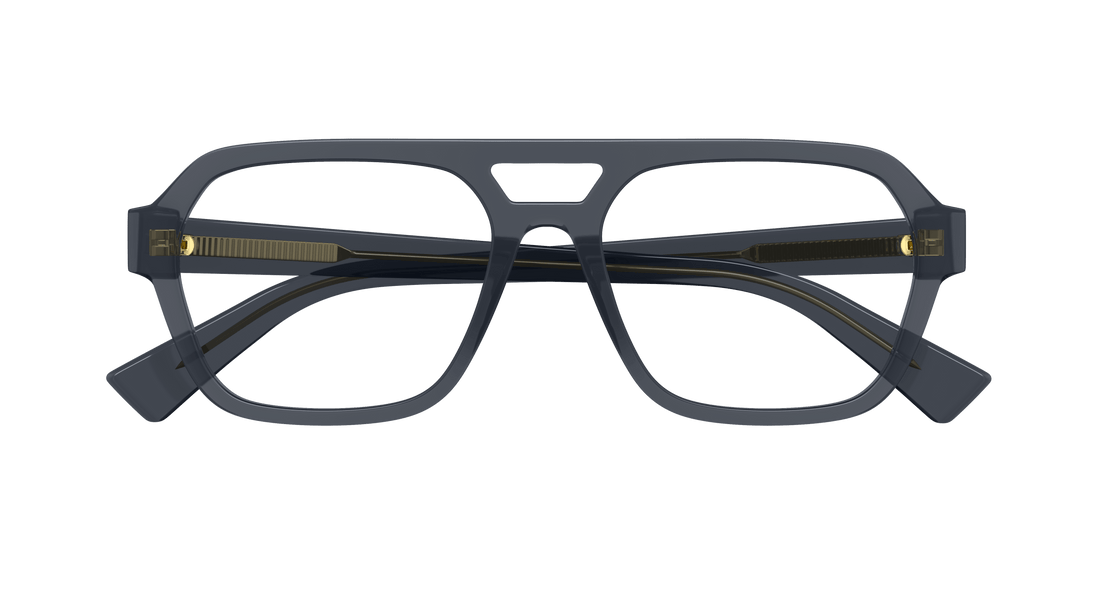 Occhiali da vista bottega veneta bv1336oa 003 gris pilot/navigator masculino taglia 55mm - Vista dettagliata