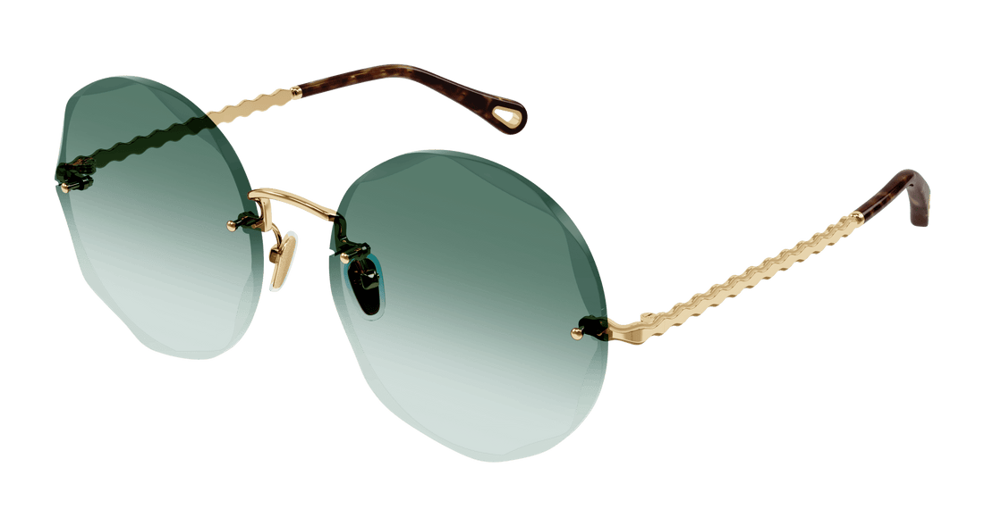 Sonnenbrillen chloé ch0254s 003 dorado round/oval/panthos femenino größe 57mm - Hauptansicht