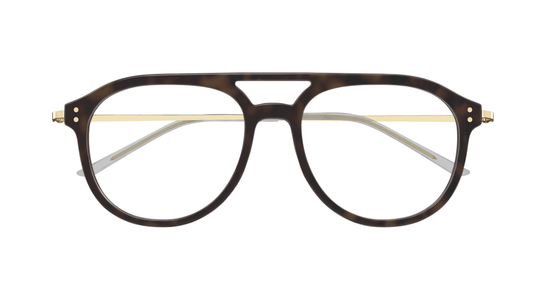 Brillen gucci gg1708o 002 havana pilot/navigator masculino größe 53mm - Detailansicht