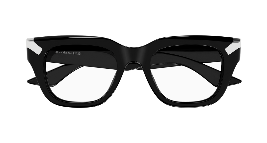 Glasögon alexander mcqueen am0443o 001 masculino storlek 51mm - Detaljvy
