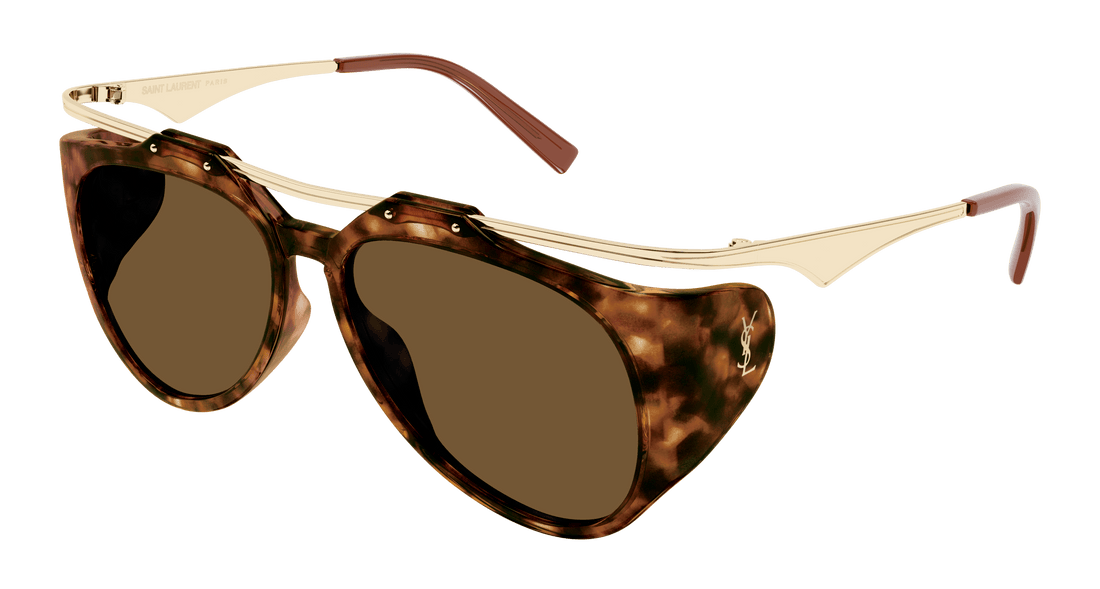 Occhiali da sole saint laurent sl m137 amelia 002 havana pilot femenino taglia 55mm - Vista principale
