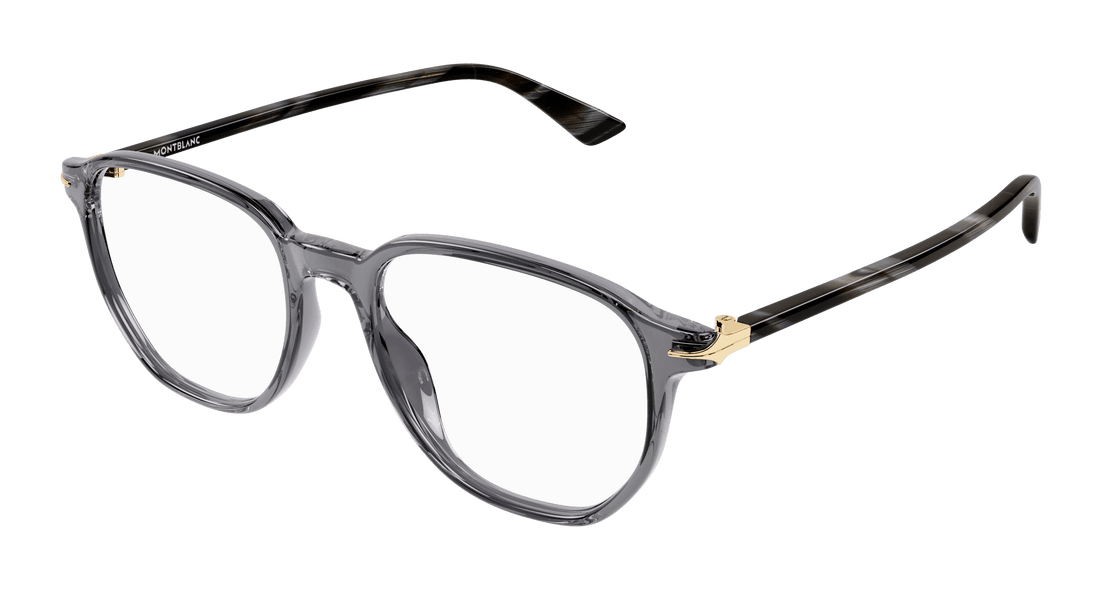 Brillen montblanc mb0366o 004 gris rectangular / squared masculino größe 51mm - Hauptansicht