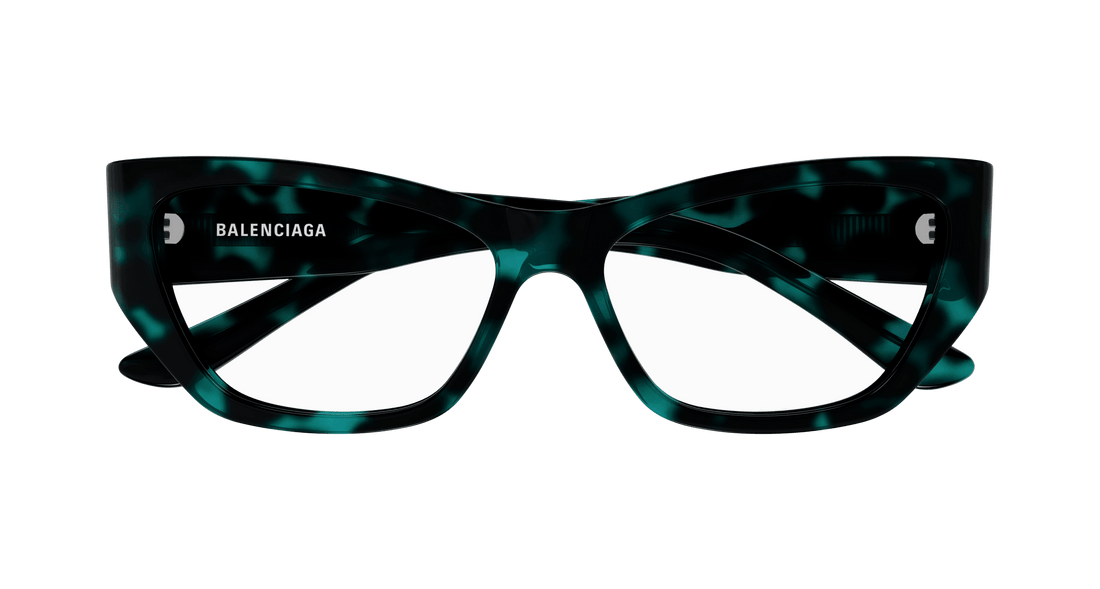 Gafas graduadas balenciaga bb0372o 003 havana cat eye femenino talla 55mm - Vista de detalle