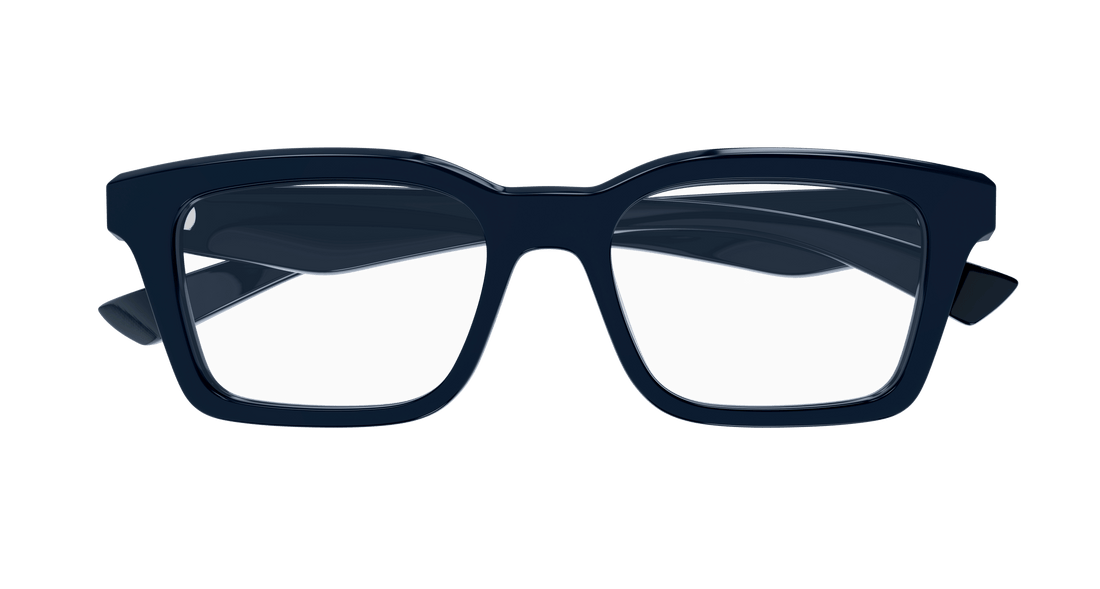 Gafas graduadas alexander mcqueen am0476o 003 azul rectangular / squared unisex talla 53mm - Vista de detalle